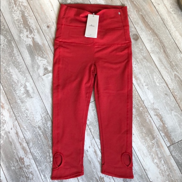 Alternative “Move” Red Keyhole Leggings.1949 - Picture 1 of 6